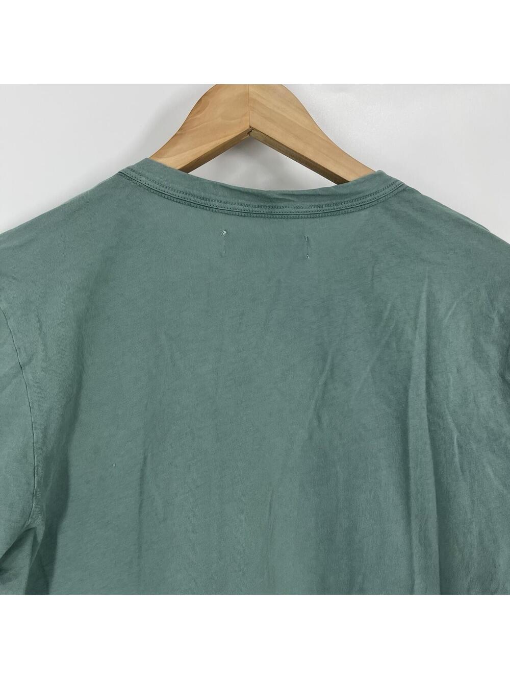 Imogene + Willie The Bolt Tee Size Medium Teal Blue Graphic T Shirt Crew Cotton - Picture 5 of 7